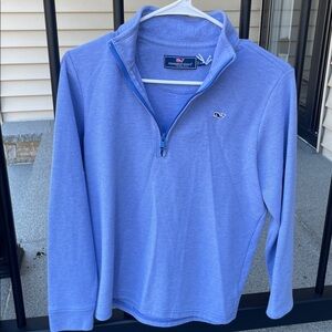 Vineyard Vines Light Blue Half-Zip Sweater
